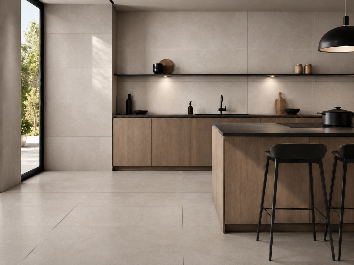 Aslan Beige Bru in Kitchen