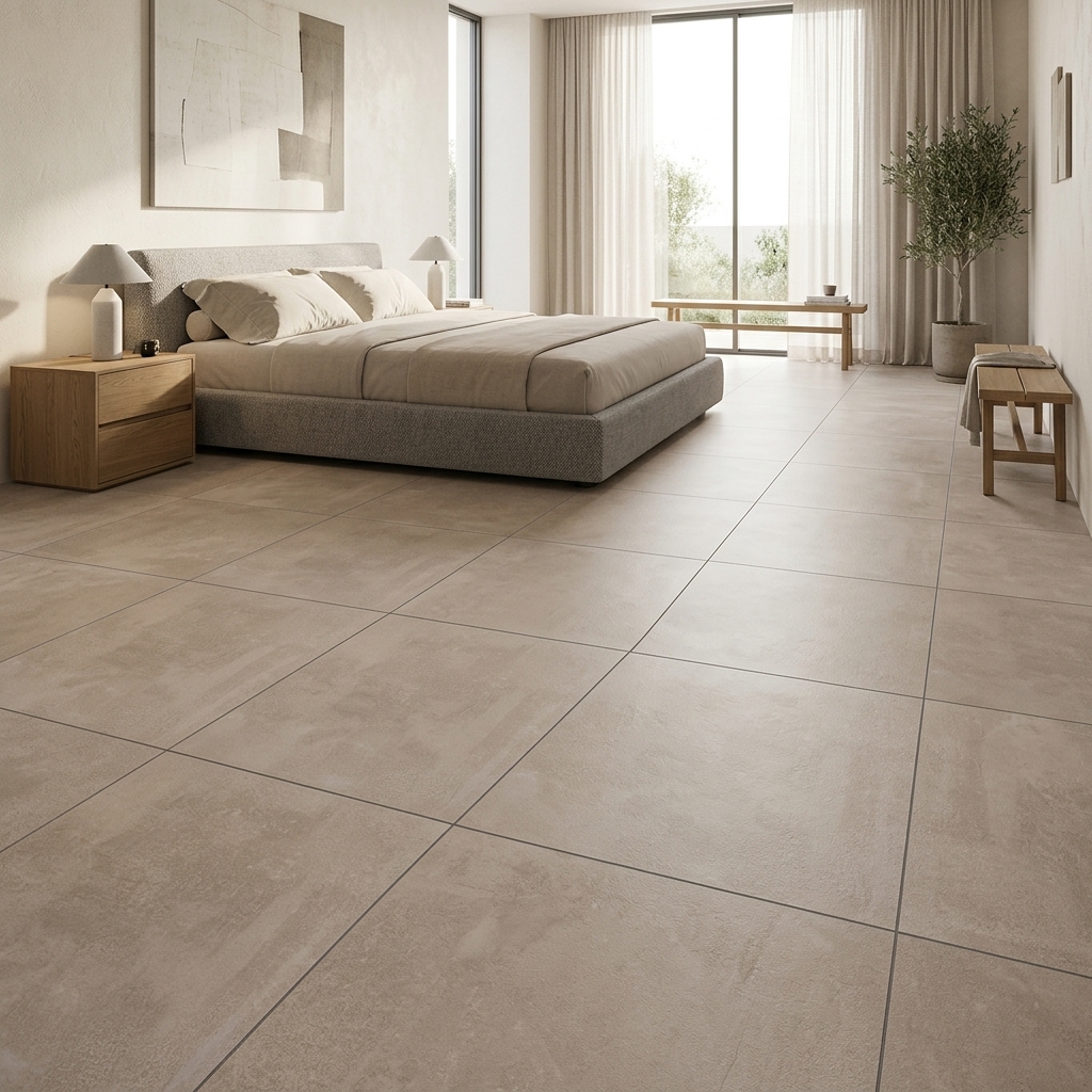 Aslen Beige in Bedroom