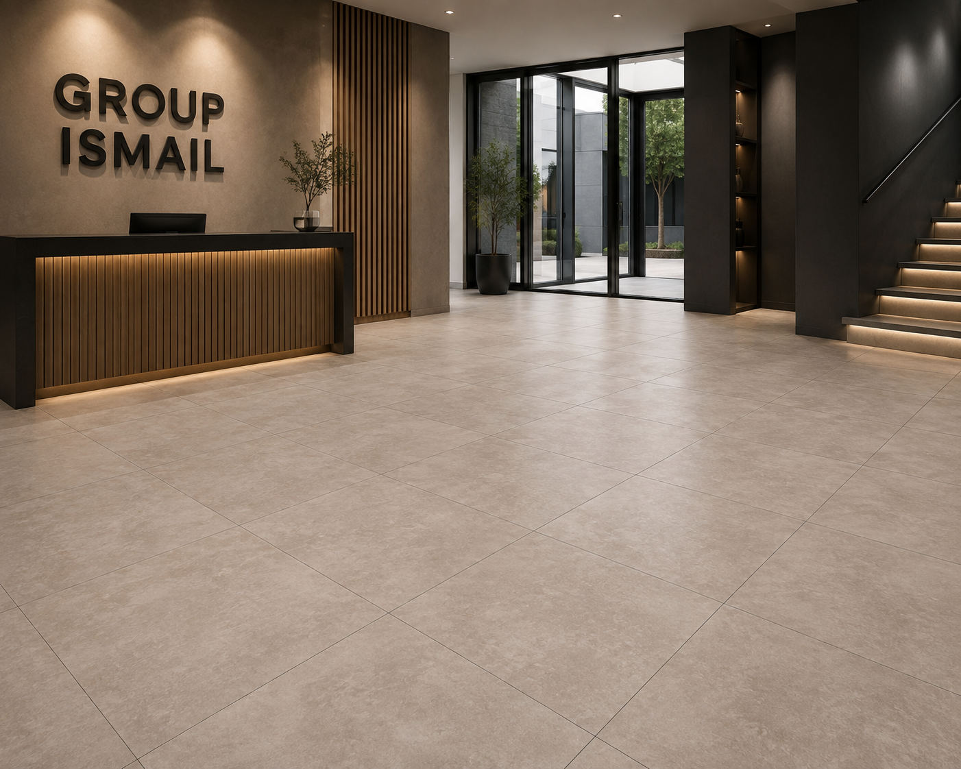 Aslen Beige in Entrance