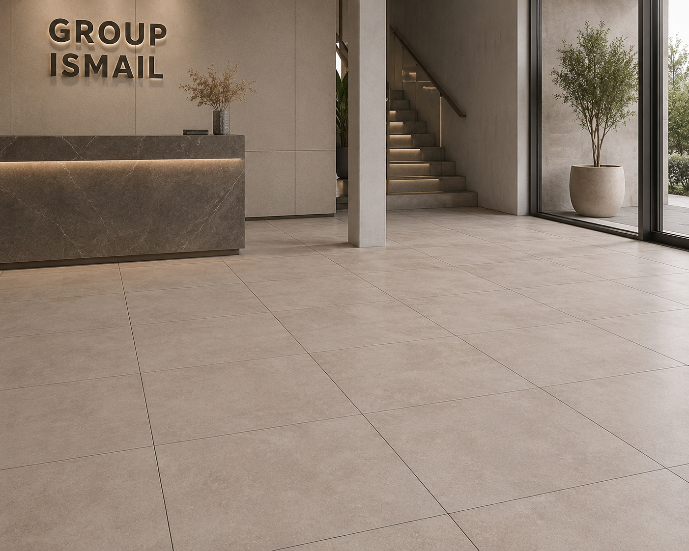 Aslen Beige in Entrance