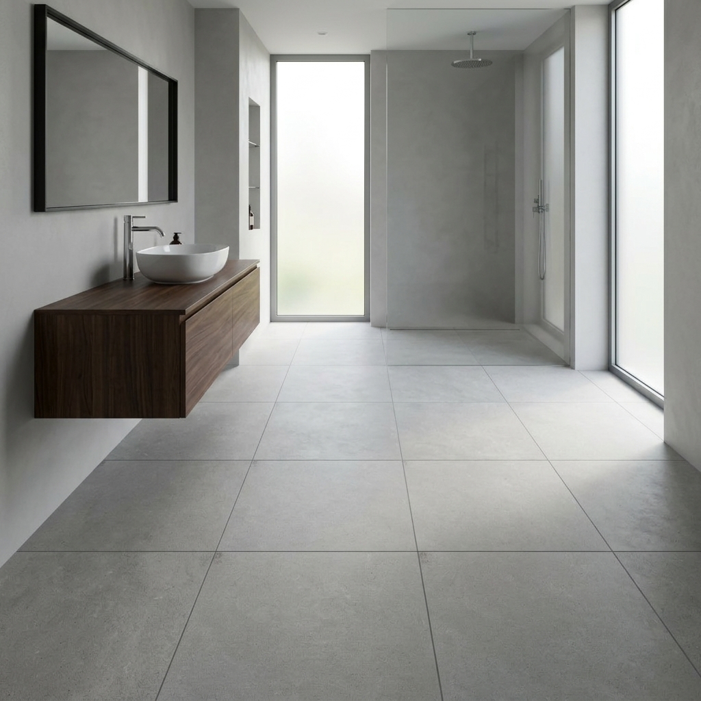 Stone ivory in Bathroom